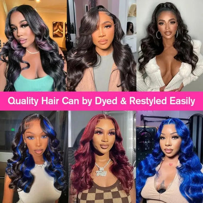 Extra Long Brazilian Body Wave Wig – HD Lace, 250% Density