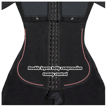 Colombian Faja Full Body Shaper – Tummy Control Corset Bodysuit