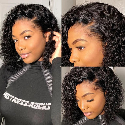 Short Kinky Curly Hair Bundles – 100% Brazilian Virgin Human Hair