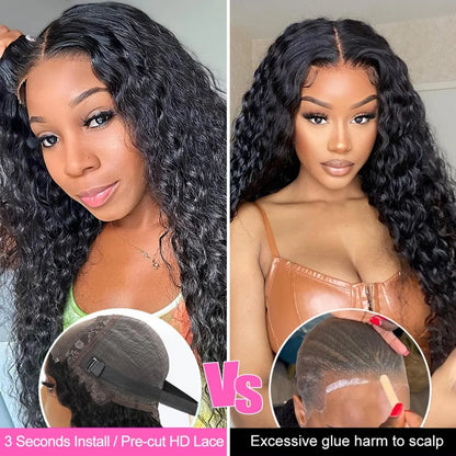 Deep Wave Glueless Wig