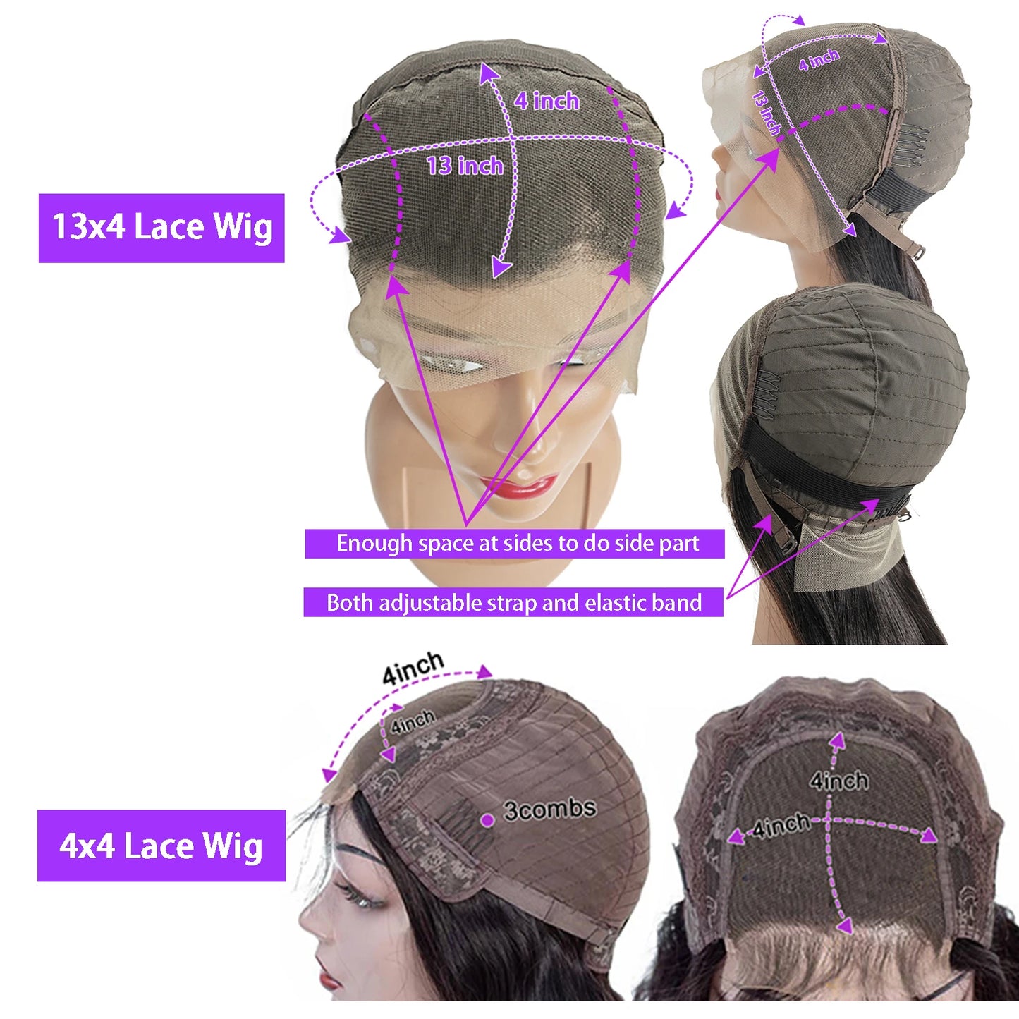 Honey Blonde Curly Bob Wig