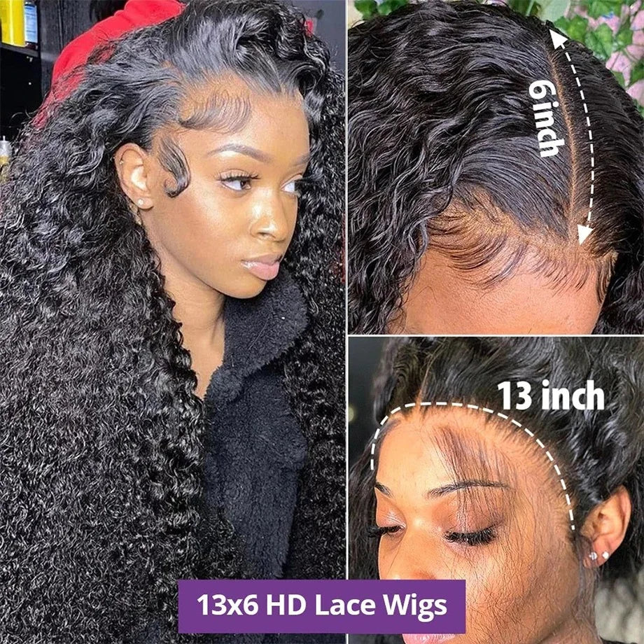 Curly Water Wave Wig
