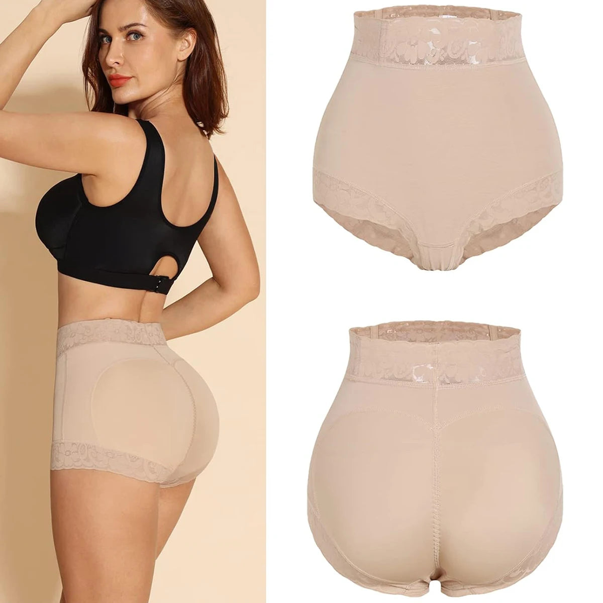Colombian Waist Trainer Body Shaper – Tummy Control & Butt Lifter Girdle