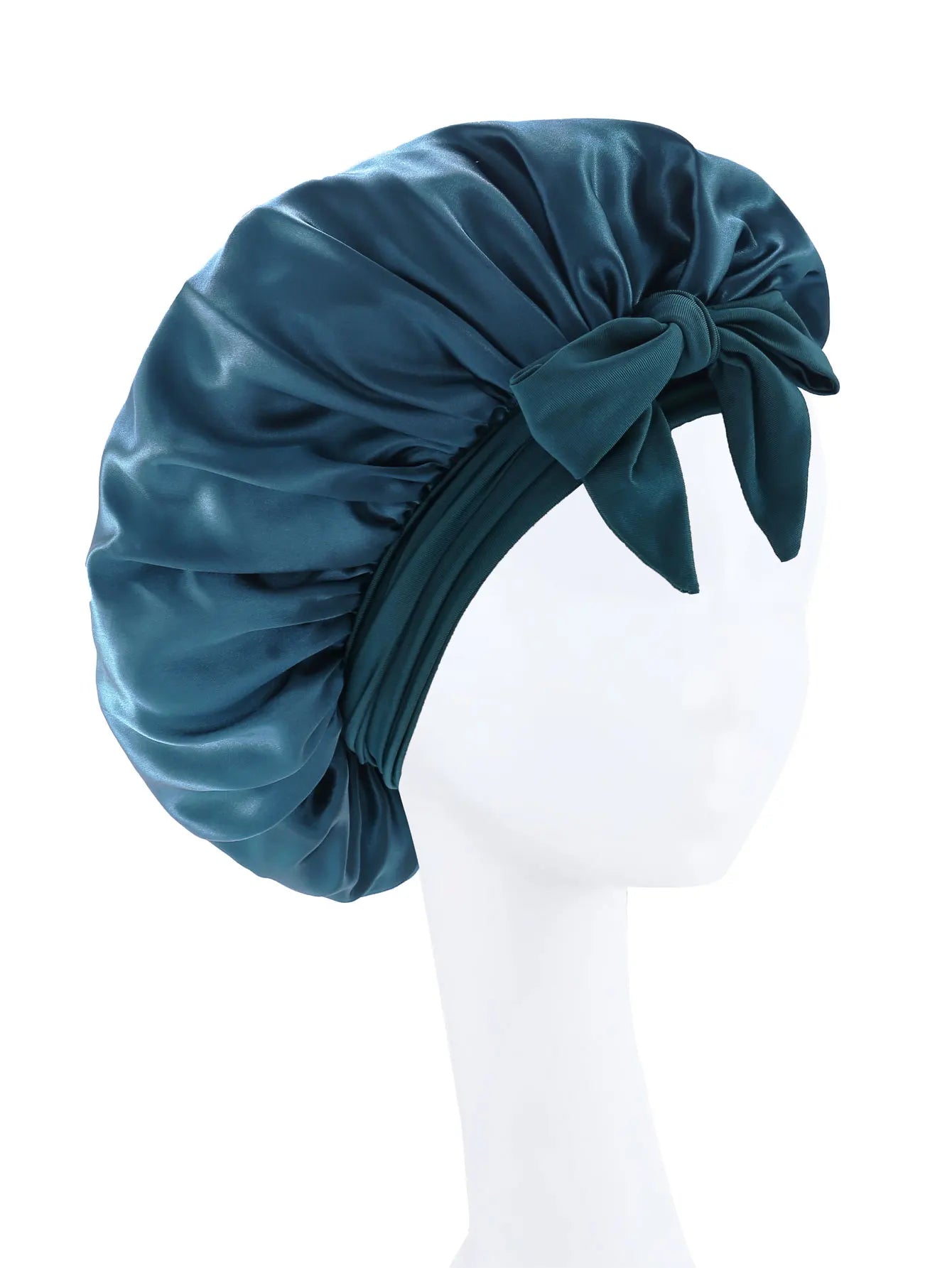 New Silk Bonnet for Sleeping Women Satin Bonnet Hair Bonnet night sleep cap scarf wrap for curly hair With Tie Band for Curly Hair