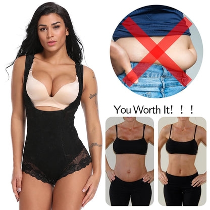 Women’s Seamless Full Body Shaper – Waist Trainer & Postpartum Slimming Bodysuit