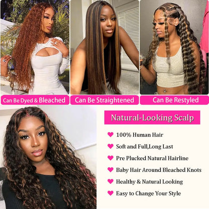 Highlight Deep Wave Wig