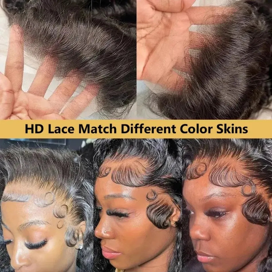 Extra Long Brazilian Body Wave Wig – HD Lace, 250% Density