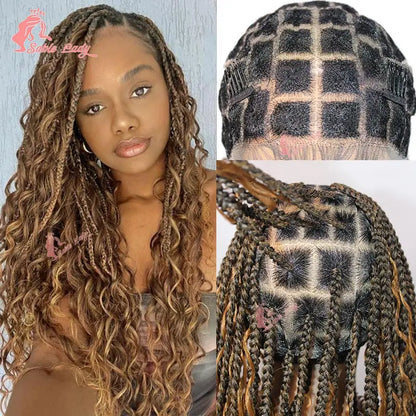 Boho Braided Wig – Full Lace