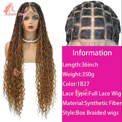 Boho Braided Wig – Full Lace