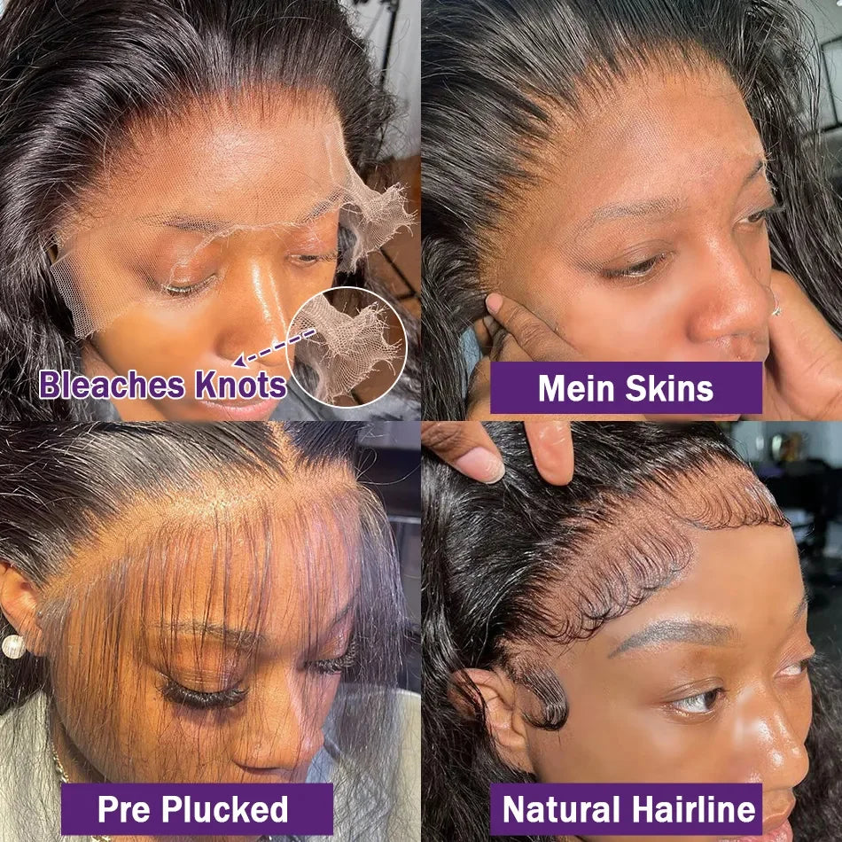30 Inch Body Wave HD Lace Wig – Glueless, Pre-Plucked Human Hair