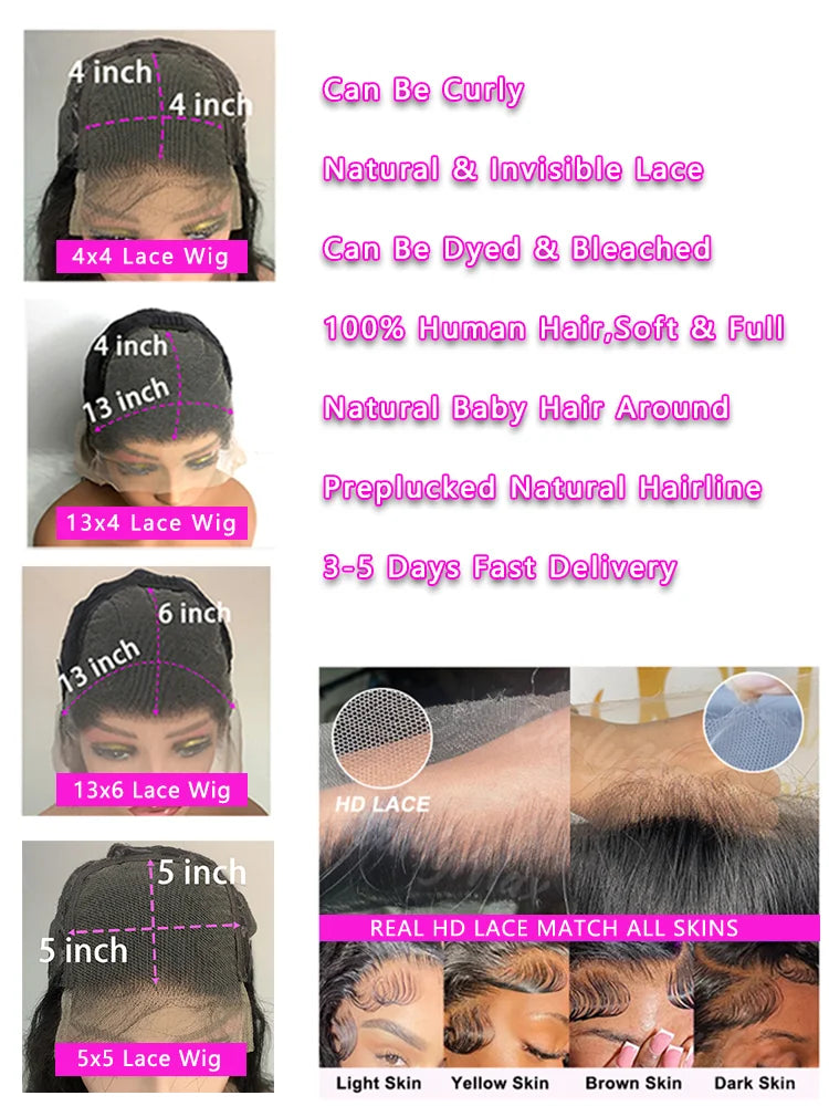 Highlight Wig 100% Human Hair 13x6
