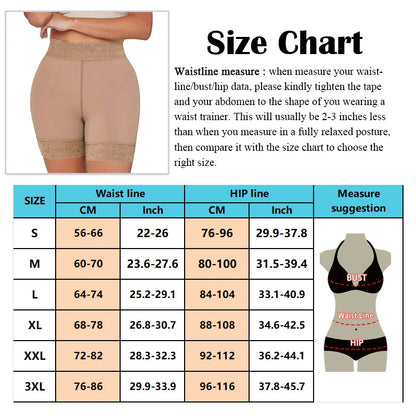 Shaping Panties Slimming Corset Butt Lifter Abdomen Control Girdles High Waist Reducing Shorts For Women Lace Underwear