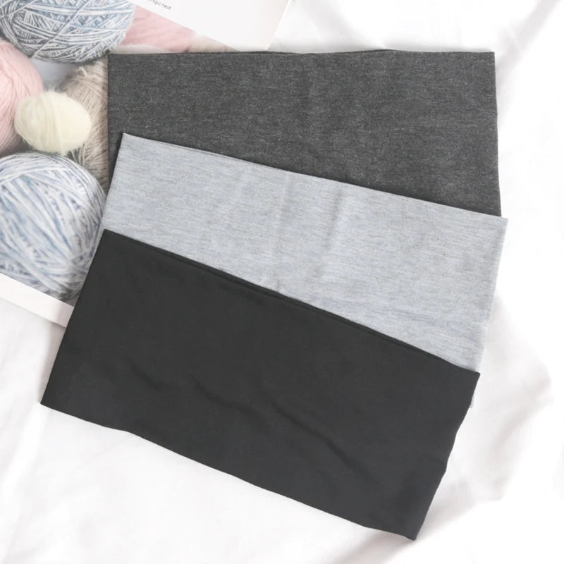 1PC Korean Elastic Headband Running Wide Hair Bands for Women and Men Sport Yoga Hairband Soft Girls Wash Face Makeup Headwrap