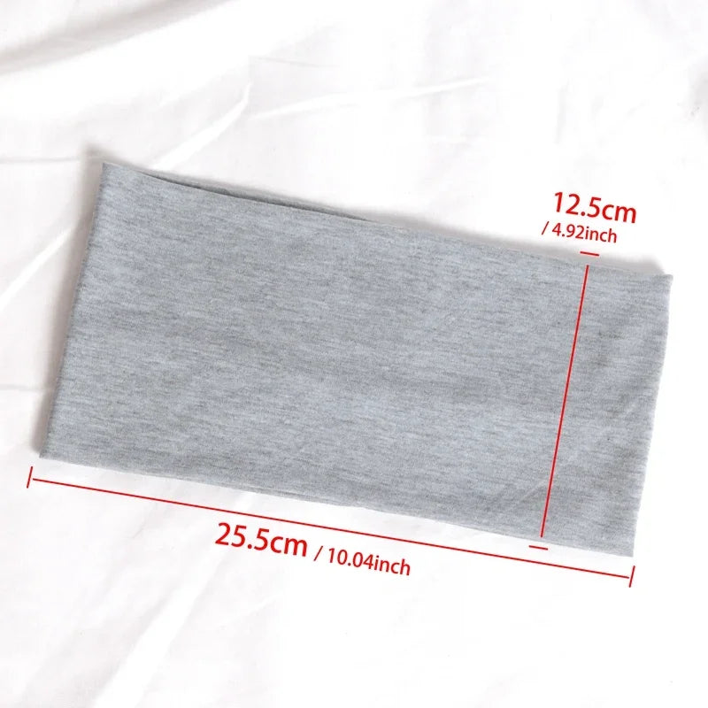 1PC Korean Elastic Headband Running Wide Hair Bands for Women and Men Sport Yoga Hairband Soft Girls Wash Face Makeup Headwrap