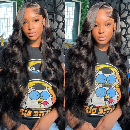 30 Inch Body Wave HD Lace Wig – Glueless, Pre-Plucked Human Hair