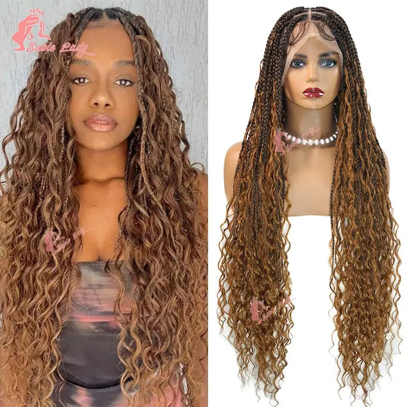 Boho Braided Wig – Full Lace
