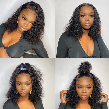 Curly Lace Front Wig – Glueless, Ready to Wear Human Hair