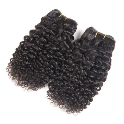 Short Kinky Curly Hair Bundles – 100% Brazilian Virgin Human Hair