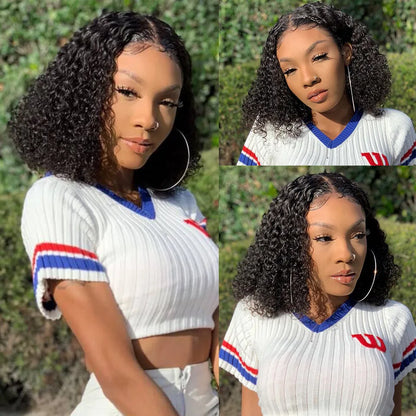 Curly Lace Front Wig – Glueless, Ready to Wear Human Hair