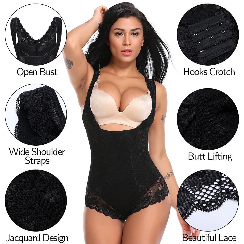 Women’s Seamless Full Body Shaper – Waist Trainer & Postpartum Slimming Bodysuit