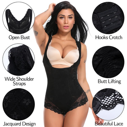Women’s Seamless Full Body Shaper – Waist Trainer & Postpartum Slimming Bodysuit