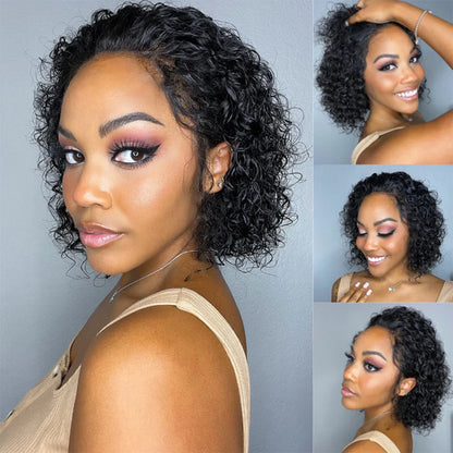 Short Kinky Curly Hair Bundles – 100% Brazilian Virgin Human Hair