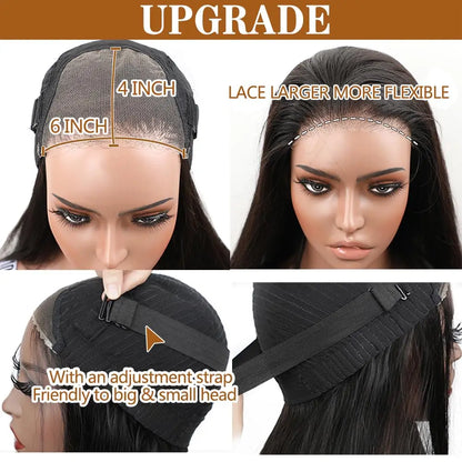 Glueless Deep Wave Wig – 5x5/6x4 Lace, Pre-Cut Ready to Wear