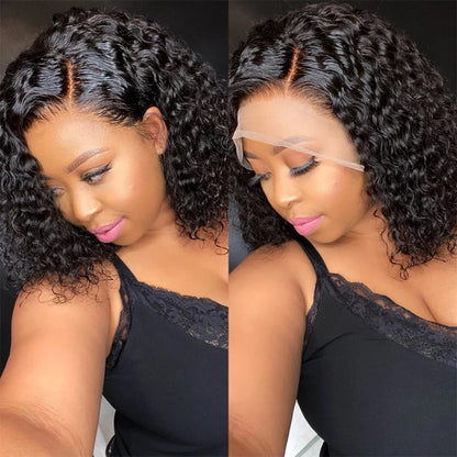 Curly Lace Front Wig – Glueless, Ready to Wear Human Hair