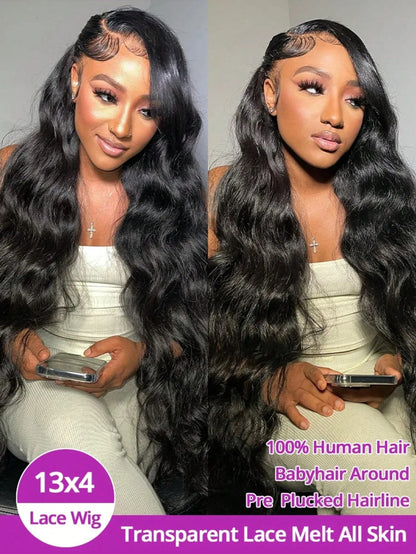 Brazilian Body Wave HD Lace Front Wig 13x6 – Pre-Plucked Human Hair