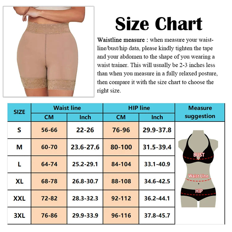 Shaping Panties Slimming Corset Butt Lifter Abdomen Control Girdles High Waist Reducing Shorts For Women Lace Underwear