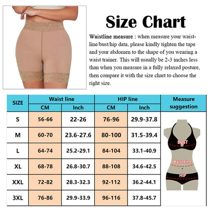 Shaping Panties Slimming Corset Butt Lifter Abdomen Control Girdles High Waist Reducing Shorts For Women Lace Underwear