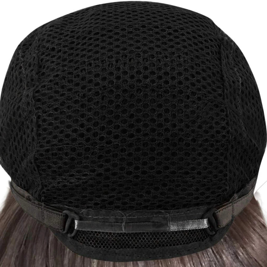 Short Black Bob Wig – Sleek Middle Part Style