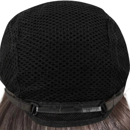 Short Black Bob Wig – Sleek Middle Part Style