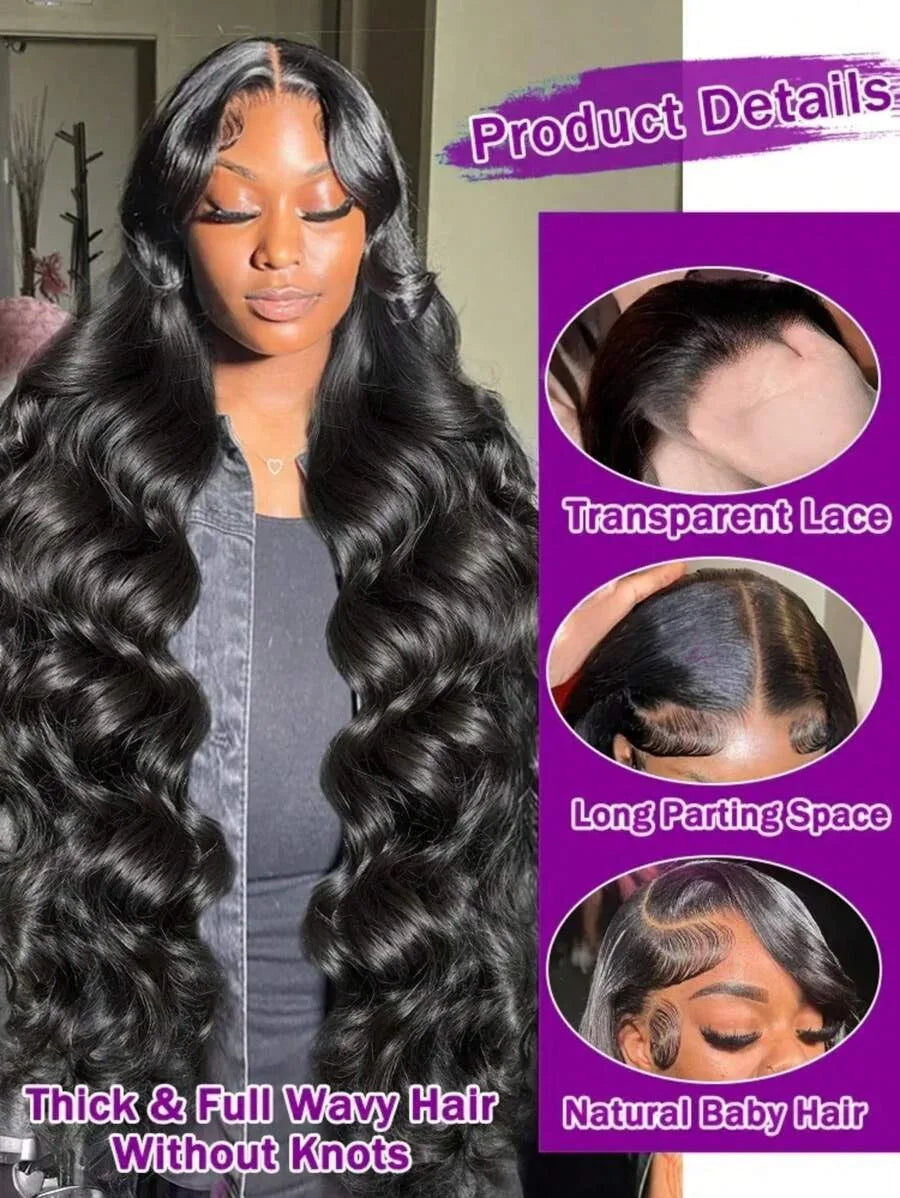 Brazilian Body Wave HD Lace Front Wig 13x6 – Pre-Plucked Human Hair